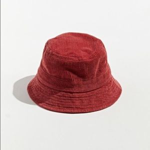 NWOT Urban Outfitters Acid Wash Corduroy Bucket Hat Mauve
